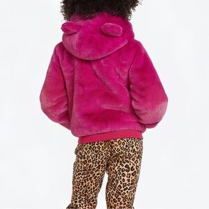 APPARIS GIRLS LILY FAUX FUR ANIMAL EAR HOODED JACKET NWOT